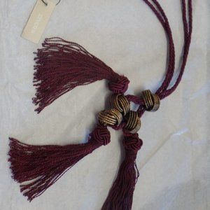 BNWT Chico's Tassel Statement Necklace